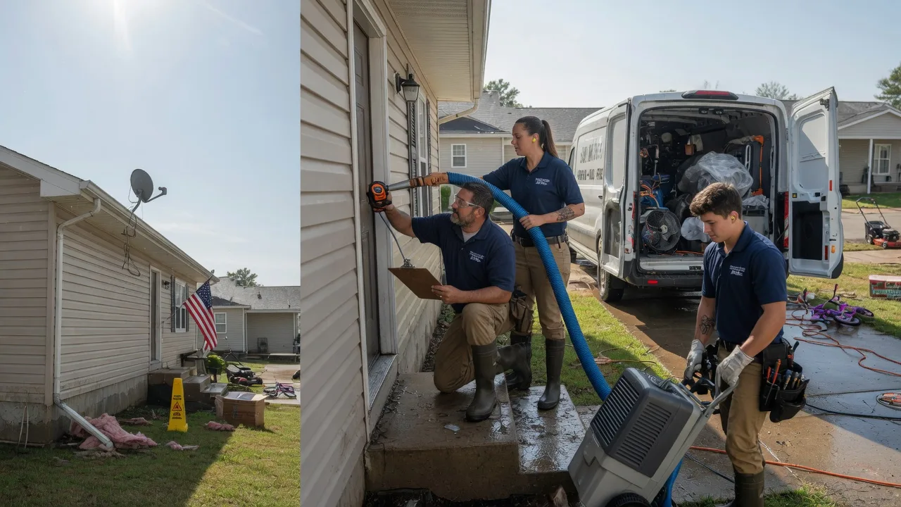 Ceiling Water Damage Restoration in Dime Box, TX near me